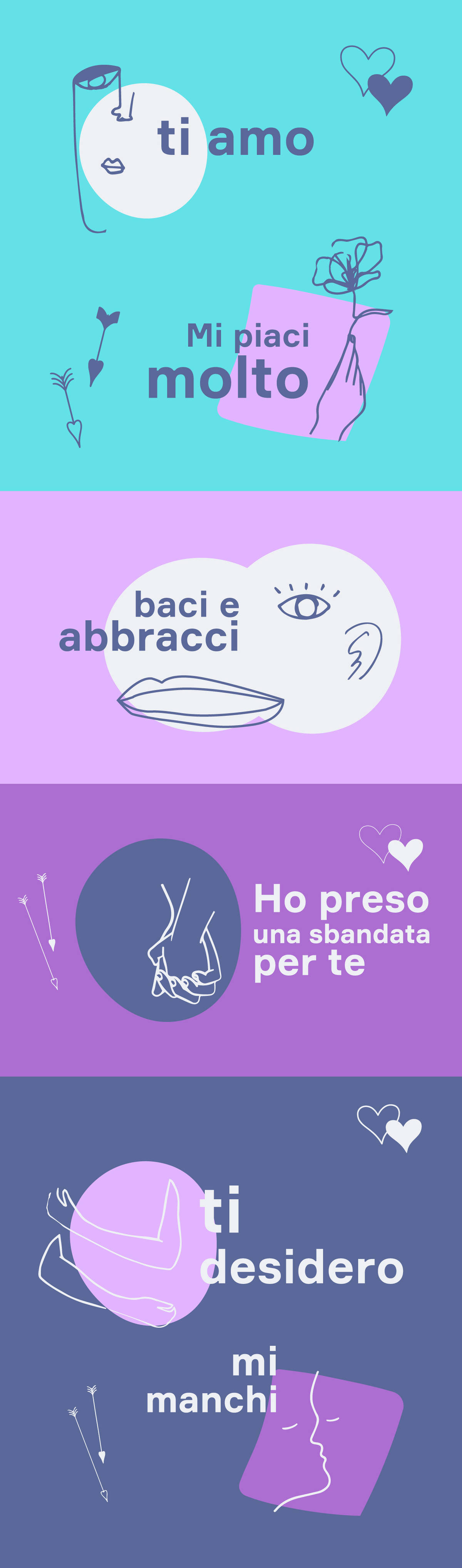 How to use Ti amo or Ti voglio bene in Italian 