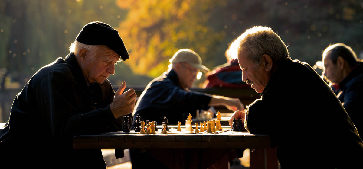 Old Men Playing Chess