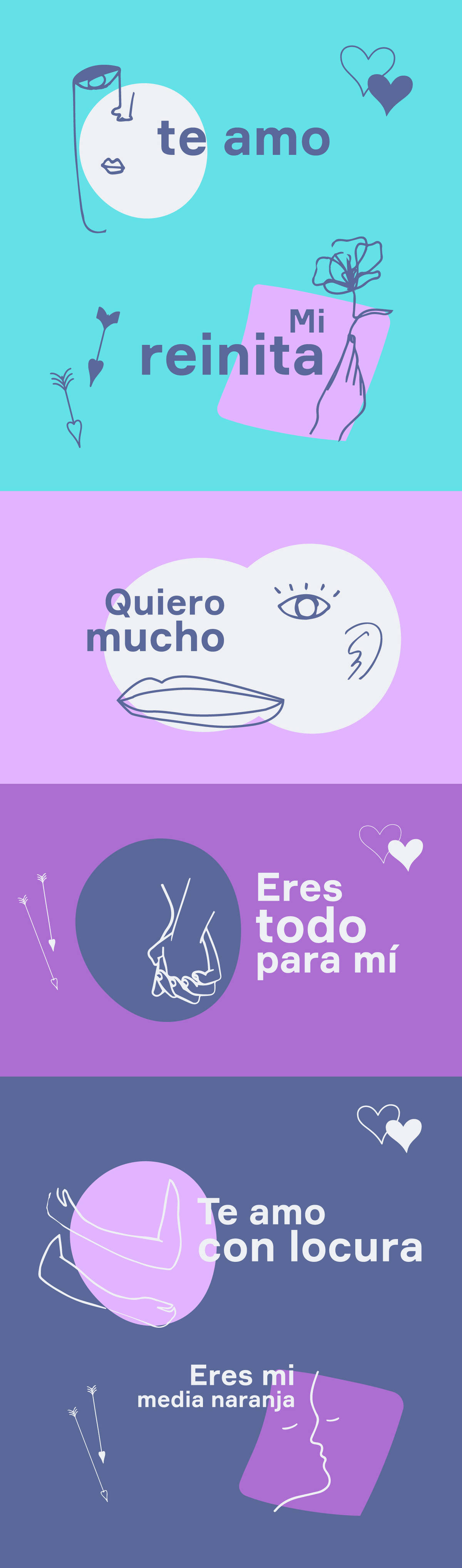 Romantic phrases in Spanish